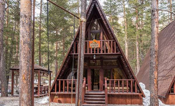 Терскол, аутентичный коттедж с балконом Иткол, 9Е