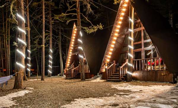 Терскол, просторный коттедж с беседкой Иткол, 9Д