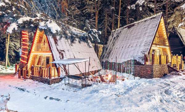 Терскол, просторный коттедж в лесу Иткол, 11Б