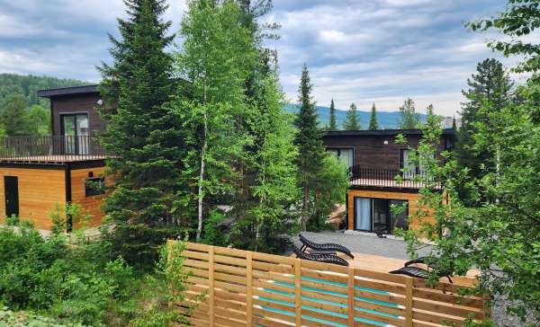 Шерегеш, дом SPA с большой ванной и видом на горы