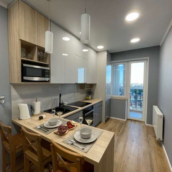 Стильный апартамент с панорамным видом в центре города