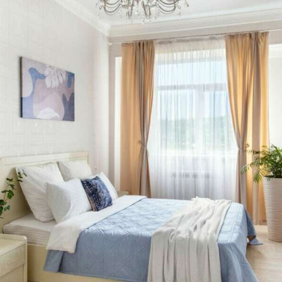 Апартаменты Sky Style спальня + гостиная от Пилигримм на улице Пестова