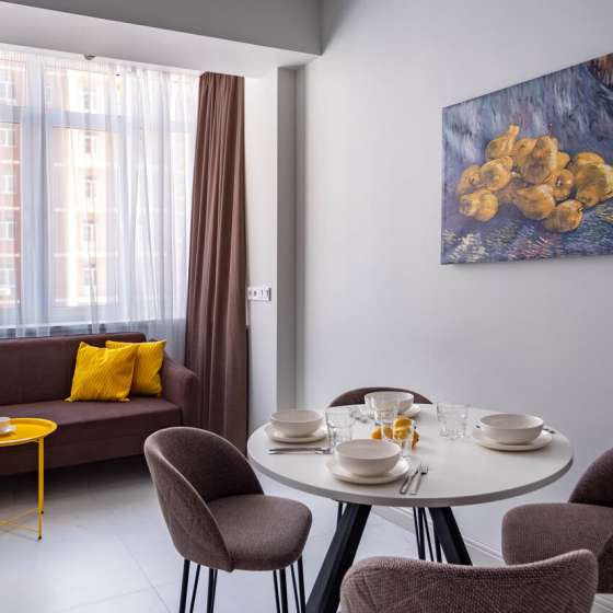 Квартира на улице Пестова 5 Yellow Style от Пилигримм