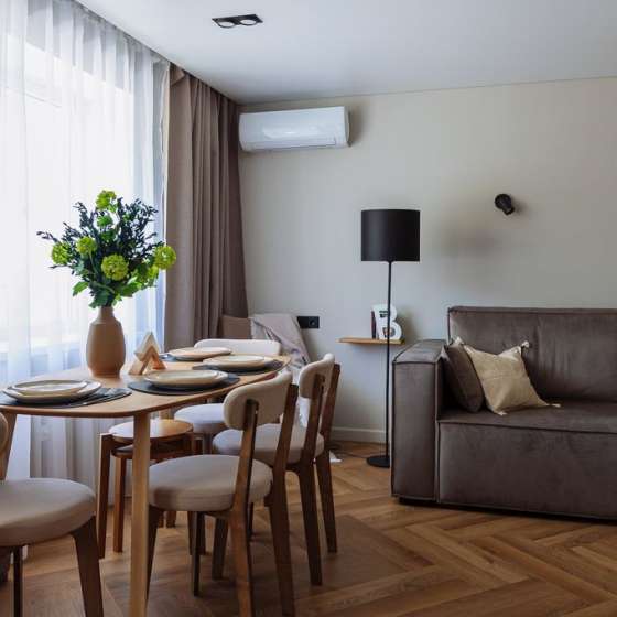 Квартира в тихом зелёном районе Malkova apartments