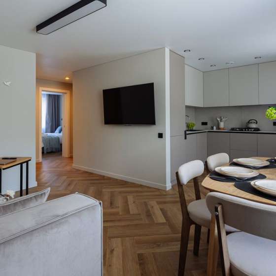 Квартира в тихом зелёном районе Malkova apartments