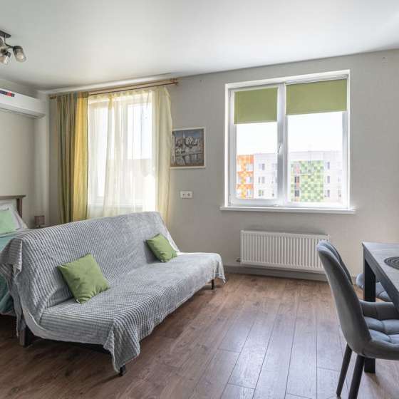 Уютная студия на Тэцевской ЖК Яркий