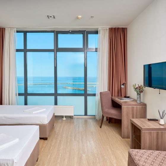 Апартаменты Brevis делюкс с панорамным видом на море и балконом