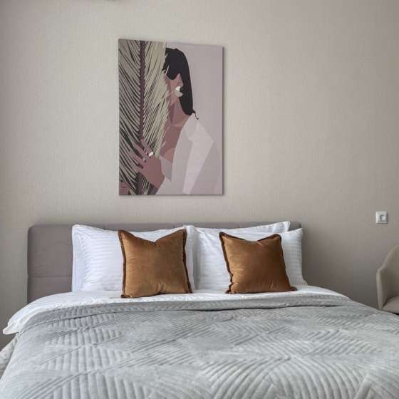 Ваниль- стильная студия в ЖК Самолет