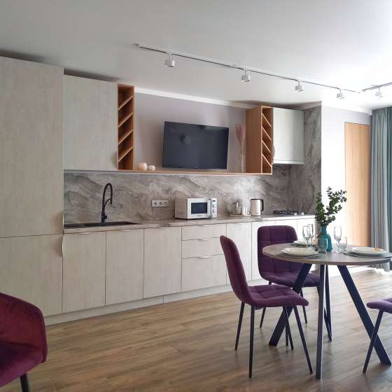 Уютная квартира в живописном месте у озера