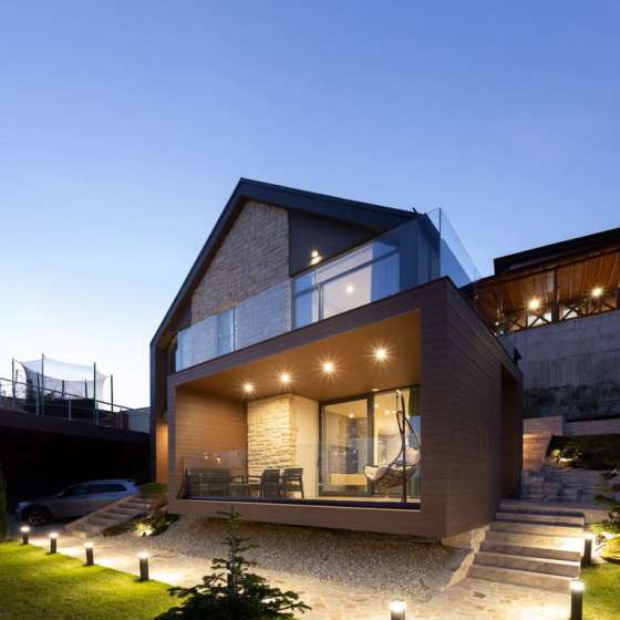 Уникальный дом архитектора с видом на горы