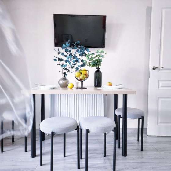 Новый уютный апартамент с беседкой на крыше дома