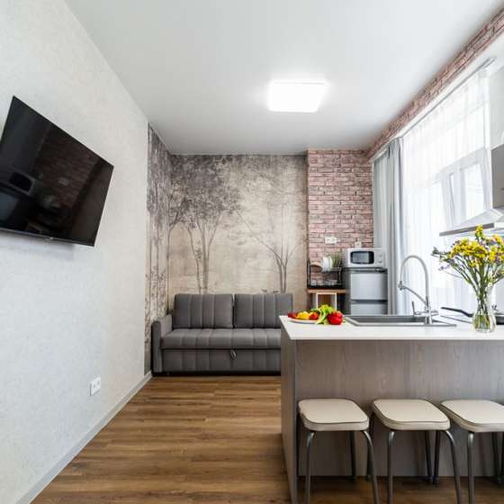 Дизайнерская студия у моря от LetoApart