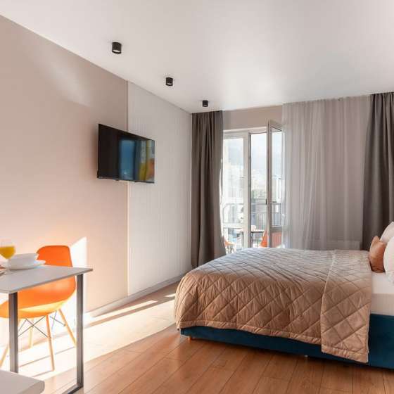 Уютная, стильная квартира-студия в ЖК Летний