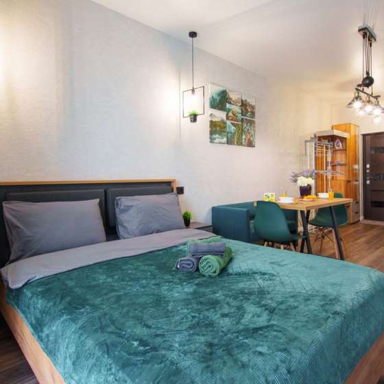 Уютная квартира-студия в районе Бытха, Сочи