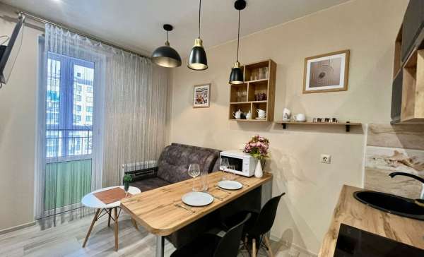 Анапа, уютная чистая 1к квартира с отличным ремоном