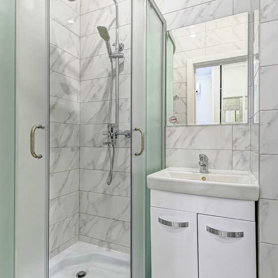 Студия в Шале Прибрежный с балконом и частичным видом на море