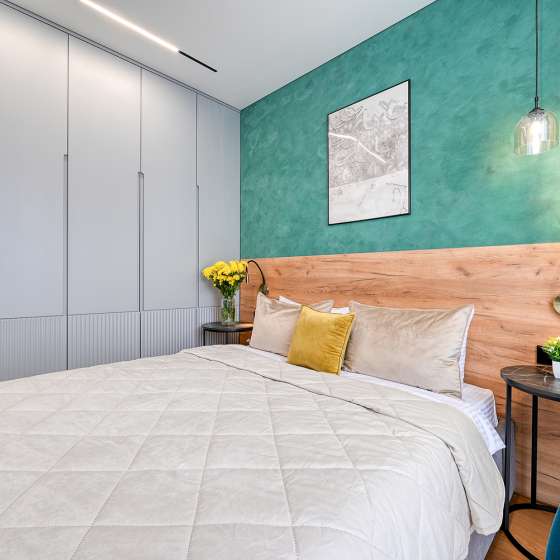 Апартаменты с балконом и с бассейном на территории ЖК Море