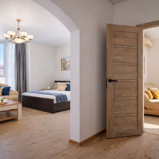 Квартира на 9 этаже с панорамными окнами