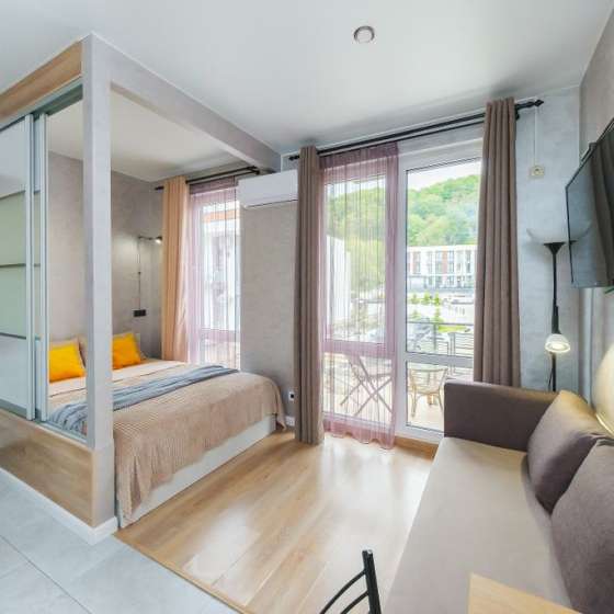 Студия в ЖК Касабланка с бассейном на территории