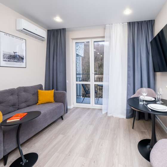 Стильная студия в Кудупсте